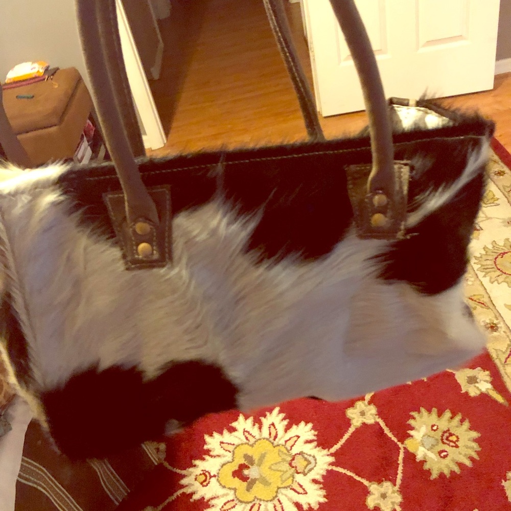 Myra cow Hyde purse